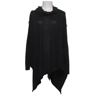 Poncho (Black) from Chica London Elastane, Polyester