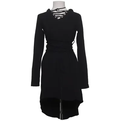 Hood dress (Black) from Gothicana by EMP Cotton, Elastane