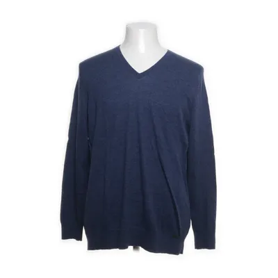 Pullover (Blauw) van Olymp Merinowol, Zijde