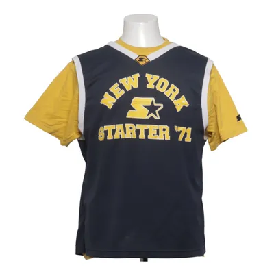 Basketbalshirt (Blauw, Geel) van Starter Katoen, Polyester