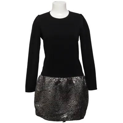Dress (Black, Gold, Blue) from Traffic People Cotton, Elastane, Metallic fiber, Polyester, Viscose
