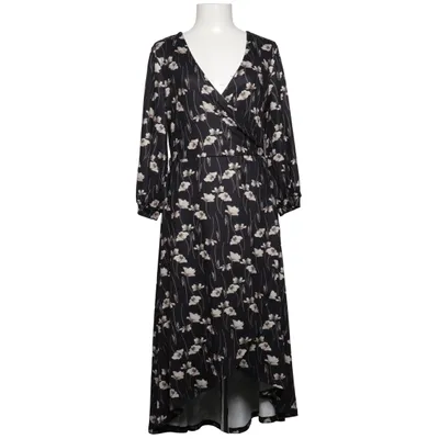 Wikkeljurk (Zwart, Beige) van DeVal Woman Elastaan, Polyester