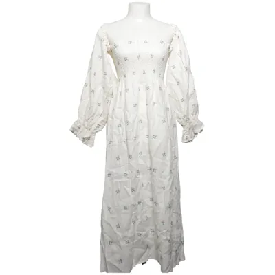 Maxi dress (White, Multicolored) from Sleeper Linen