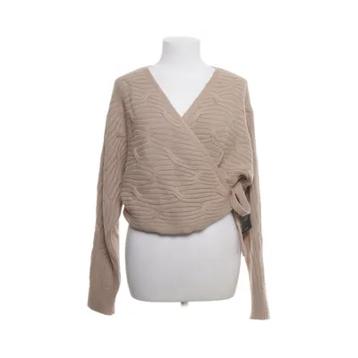 Wrap cardigan (Beige) from NA-KD Acrylic, Polyester