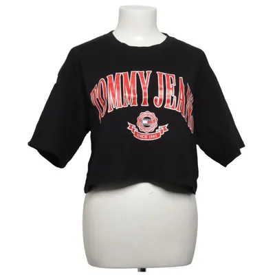 Crop top (Svart, Röd) från Tommy Hilfiger Jeans Bomull