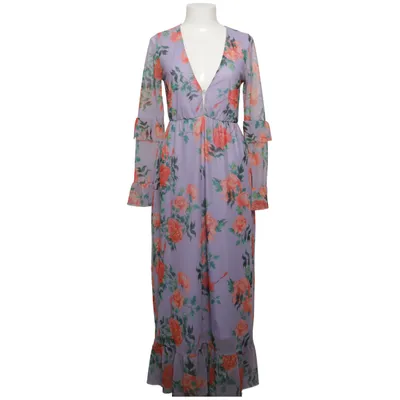 Robe longue (Violet, Multicolore) de ASOS Élasthane, Polyester