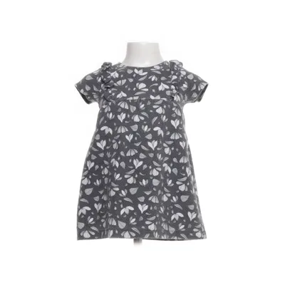 Jurk (Grijs, Wit) van Zara BabyGirl Katoen, Polyester, Elastaan