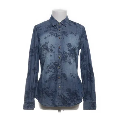 Denim blouse (1/1 Slv Flower Denim Blouse) van Mustang True Denim Katoen