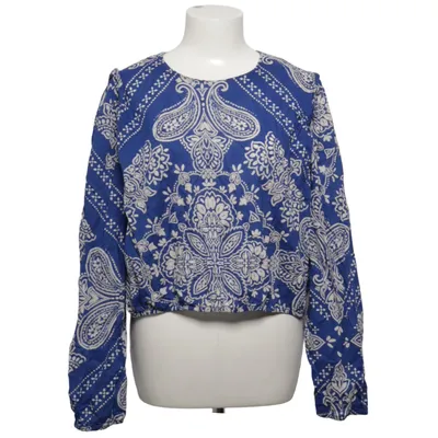 Bluse (Blå, Hvid, Flerfarvet) fra H&M Bomuld