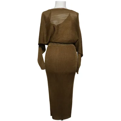 Maxikjole (Brun) fra Zara Knit Polyester