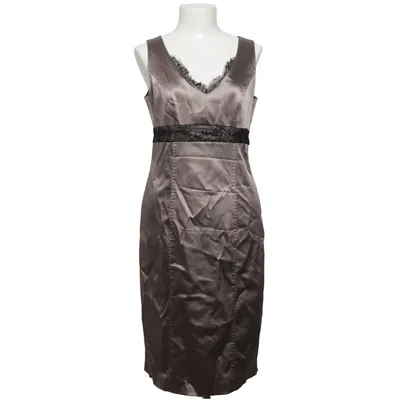 Cocktailkjole (Beige, Sort) fra Caractère Elastan, Polyester, Viscose