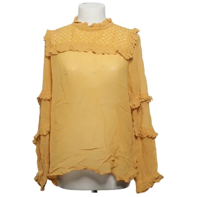 Blouse (Jaune) de Munthe Coton, Polyamide, Viscose