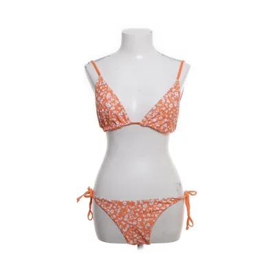 Bikini (Orange, White) from Zaful Elastane, Polyester