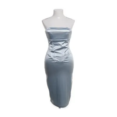 Robe (Bleu) de Rare London Élasthane, Polyester