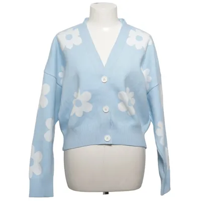 Cardigan (Blauw, Wit) van Reserved Acryl, Polyamide, Polyester