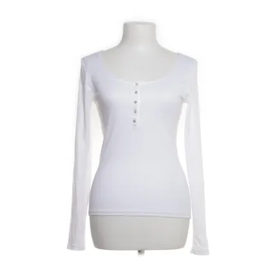 Henley T-shirt (Hvid) fra H&M Basic Bomuld, Elastan
