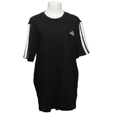 T-shirt (Svart, Vit) från Adidas Bomull, Elastan