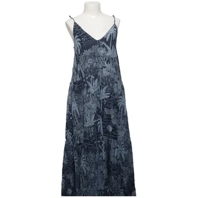 Jurk (Blauw) van Desmond & Dempsey x H&M Viscose, Katoen
