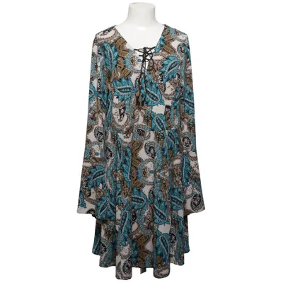 Robe (Bleu, Blanc, Marron) de Bodyflirt Élasthane, Polyester