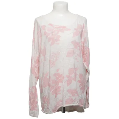 Tröja (Vit, Rosa) från Sheego Trend Bomull, Viskos