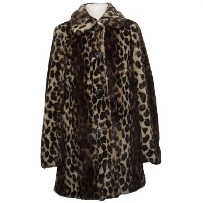 Frakke (Brun, Sort) fra Warehouse Polyester