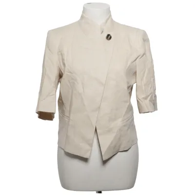 Blazer (Beige) fra Zara Linned, Viscose