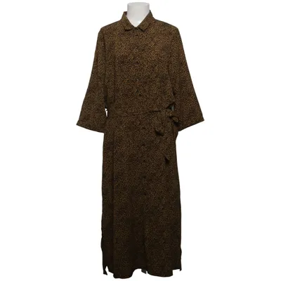 Shirt dress (Brown, Black) from Madness Elastane, Polyester