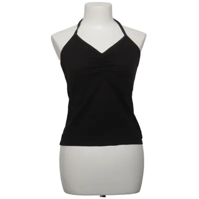 Halter neck top (Black) from Marwin Cotton, Elastane