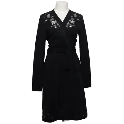 Omlottklänning (Svart) från Diane von Furstenberg Elastan, Merinoull, Polyamid