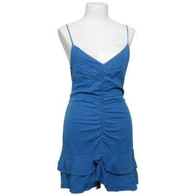 Jurk (Blauw) van Zara Linnen, Viscose