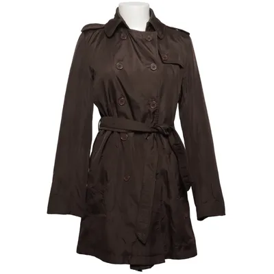 Trenchcoat (Bruin) van Miss Swan Katoen, Polyester
