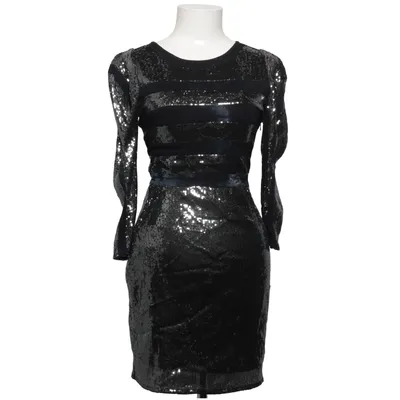 Cocktailklänning (Svart, Silverfärgad) från Rare Elastan, Polyester, Viskos