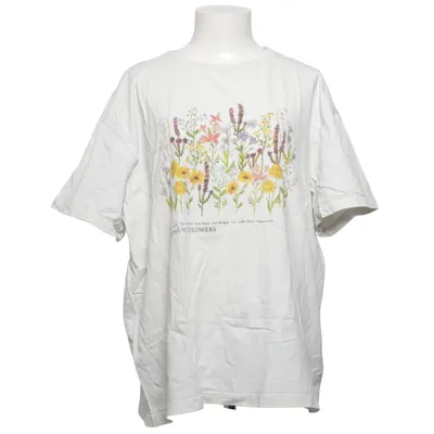 T-shirt (Blanc) de NA-KD Coton, Élasthane