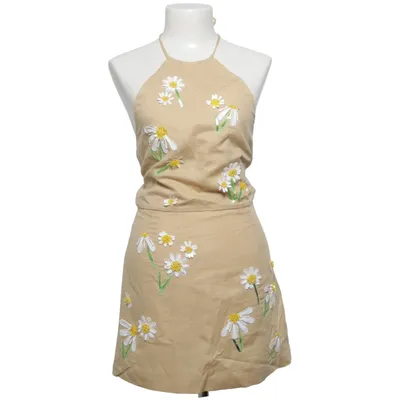 Halterneck dress (Beige, Multicolored) from Bernadette Cotton, Linen, Silk