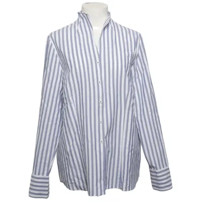 Chemise (Bleu, Blanc) de Eterna Coton, Lyocell