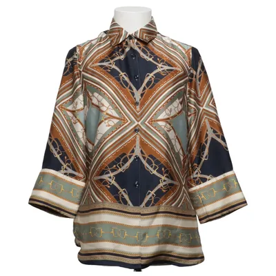 Blus (Blå, Flerfärgad) från Stenströms Polyester