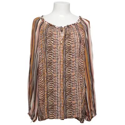 Blouse (Brown, White, Multicolored) from Caroline Biss Viscose