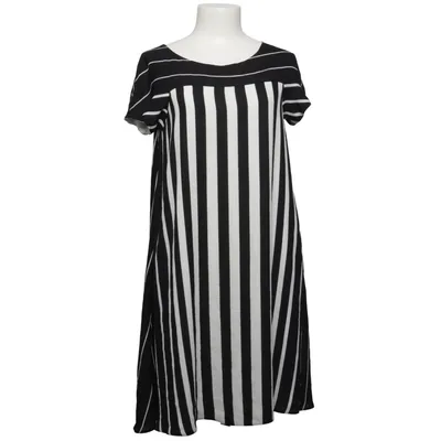 Klänning (Svart, Vit) från Aggi Polyester