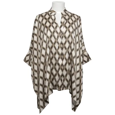 Chemise à manches courtes (Beige, Marron) de Dea Kudibal Élasthane, Soie