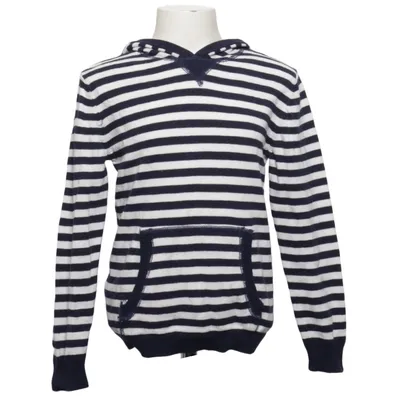 Hoodie (Blue, White) from Mango Kids Cotton, Polyamide