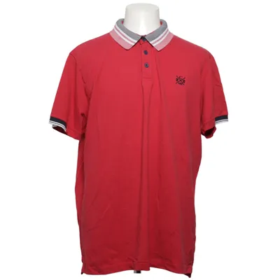 Polo (Rouge) de Camp David Coton, Élasthane