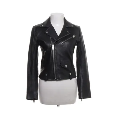 Lederjacke (Schwarz) von The Kooples Leder
