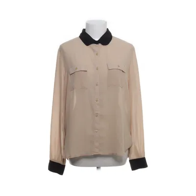 Skjorte (Beige, Sort) fra Forever 21 Polyester