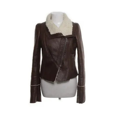 Bikerjack (Bruin) van Softy Outerwear Collection Acryl, Polyester, Polyurethaan