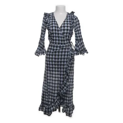 Kjole (Blå, Sort, Hvid) fra Ganni Bomuld, Polyamid, Polyester