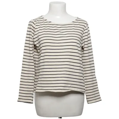 Långärmad t-shirt (Beige, Svart) från Comma Bomull