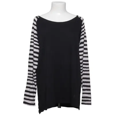 Långärmad t-shirt (Svart, Vit) från EMP Ekologisk bomull