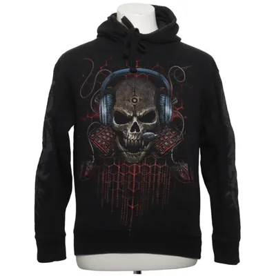 Sweat à capuche (Noir) de Spiral Coton