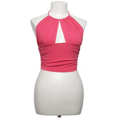 Halternecktopp (Röd) från Gina Tricot Elastan, Polyester