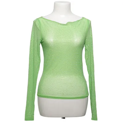Top (Green, Silver) from Monki Elastane, Polyamide